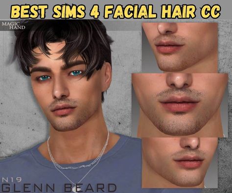 19 Amazing Sims 4 Facial Hair CC (Beards, Mustaches, Stubble, & Goatees) Sims 4 Cc Male Stubble, Ts4 Facial Hair Cc, Stubble Sims 4 Cc, Sims 4 Male Mustache, Sims 4 Cc Stubble, Male Sims 4 Cc Facial Hair, Sims 4 Cc Man Beard, Sims Facial Hair Cc, Sims 4 Male Genetics