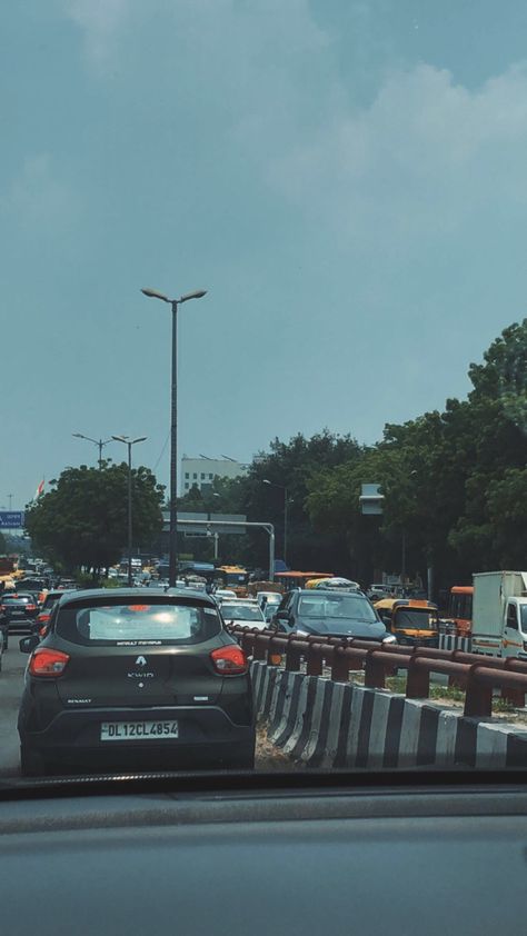 #delhi #aiims #vmmc #traffic #cars Traffic Snap, Bangalore Traffic, Delhi Traffic, Landscape Reference, Bangalore City, Vision 2025, Ideas For Instagram Photos, Harley Quinn, Bangalore