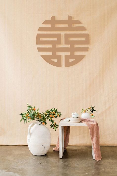 Modern Lunar New Year Inspired Wedding - Inspired By This Modern Chinese Wedding Reception, Sangjit Decoration, New Year Traditions, Tea Ceremony Wedding, Modern Chinese Wedding, Year Of The Tiger 2022, Asian Wedding Decor, Chinese Wedding Decor, New Year Wedding