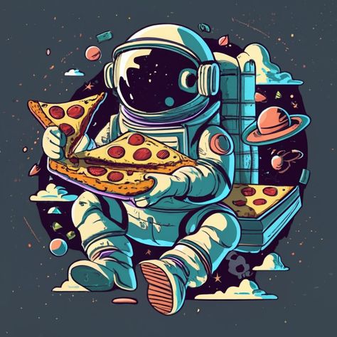 Pizza Planeta, Body Floating, Pizza Funny, Toy Story, Dark Fantasy, Full Body, Floating, Pizza, Funny