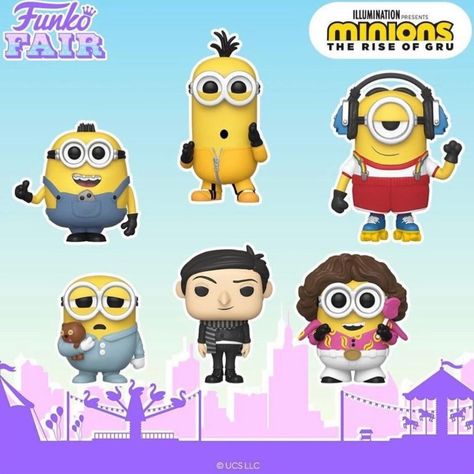 Pop Minion, Игрушки Funko Pop, Minion Toy, Funko Pop Display, Rise Of Gru, Minions 2, Funko Pop Dolls, Funk Pop, Comic Company