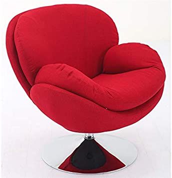 Comfort Chair Mac Motion Scoop Accent Red Fabric Leisure Chair, One Size, Rio #ad Red Accent Chair, Apartment Shopping, Cozy Chair, Printed Chair, Mid Century Armchair, Coastal Furniture, Fabric Bed, Black Furniture, Leisure Chair