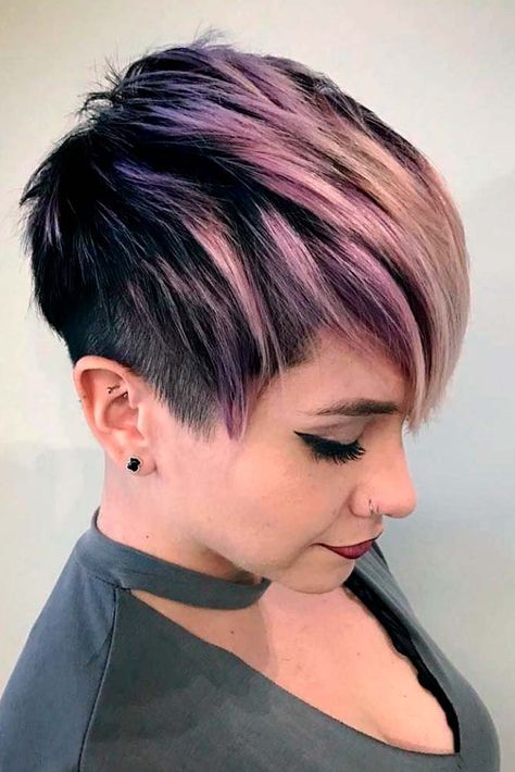 Pixie Cut Color, Pixie Cut With Highlights, Face Shape Hair, Long Pixie Cut, Pixie Haircut For Round Faces, Edgy Pixie Haircuts, Pixie Cut With Undercut, Long Pixie Cuts, Pixie Haircut For Thick Hair