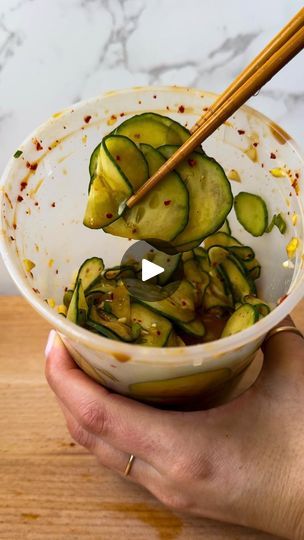 179K views · 7K reactions | Comment ‘RECIPE’ to have this Korean Kimchi Cucumber Salad recipe sent to your DMs 🥒  It’s #trendingtuesday and sometimes you just need to eat an entire cucumber so @alexawhatsfordinner whipped up this easy recipe inspired by @logansfewd   INGREDIENTS: Cucumber Rice vinegar Soy sauce Sesame oil Gochujang Gochugaru Granulated sugar Garlic Sesame seeds Scallions  #feedfeed #cucumber #easyrecipe #easymeals |  | thefeedfeed · Original audio Cucumber Rice, Korean Cucumber, Spicy Cucumber Salad, Korean Kimchi, Asian Cucumber Salad, Mini Cucumbers, Noodle Bar, Cucumber Recipes Salad, Cucumber Recipes