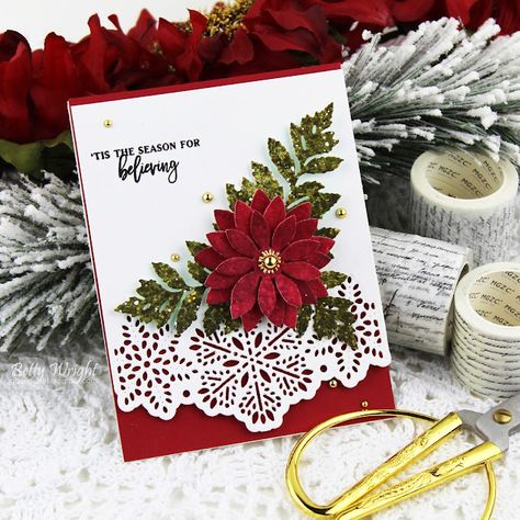 Papertrey Ink October Release Countdown Day 2! | The Things I Do With Paper Ink Christmas Cards, Snowflake Images, Snowflake Stencil, Snowflake Cutouts, Merry Berry, Papertrey Ink Cards, Vase Collection, Snowflake Background, Christmas Sentiments