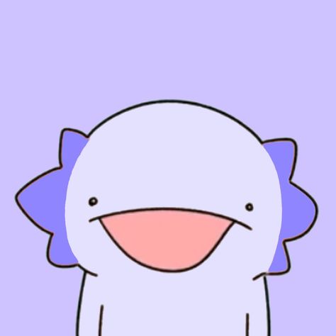 Aesthetic Axolotl Wallpaper, Axolotl Profile Pic, Axolotl Pfp, Cute Axolotl Art, Axolotl Background, Anime Axolotl, Purple Axolotl Drawing, Cute Anime Axolotl, Funny Axolotl