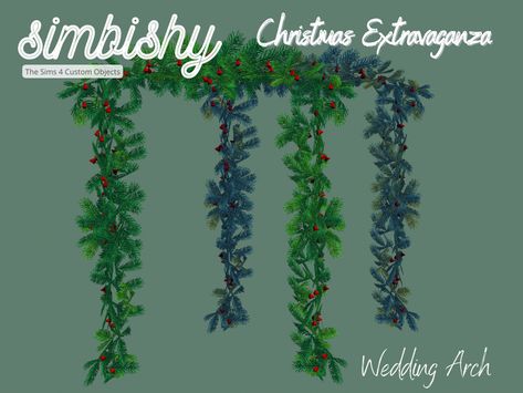 Ts4 Cc, Sims Resource, The Sims4, Wedding Arch, Sims 4 Mods, Sims 4, Christmas