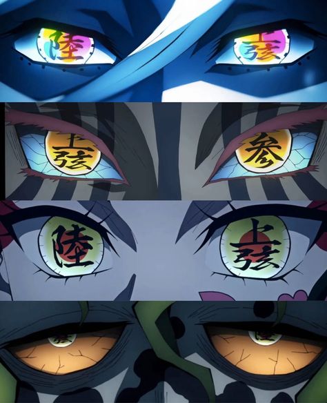 Anime : Demon Slayer Credit // @kimetsuvizuals on Twitter Daki Gyutaro, Slayer Tattoo, Koi Tattoo Design, Birthday Tattoo, 2560x1440 Wallpaper, Demon Eyes, Eyes Wallpaper, Eye Tattoo, Anime Canvas