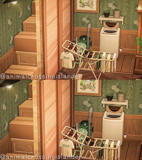 Colin Crossing, Kitchen Staircase, Acnh Interior, Acnh House, Animal Crossing 3ds, Animal Crossing Wild World, Animal Crossing Characters, Home Ac, Acnh Ideas