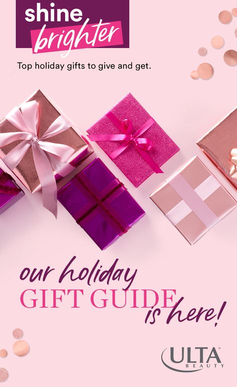 The Ulta Beauty 2018 Holiday Gift Guide Is Here! Shop The Top Holiday Gifts To Give And Get This Season. Find Great Gifts For Mom, Sisters & Girlfriends. Beauty Stocking Stuffers, Beauty Gift Guide, Holiday Beauty, Holiday Makeup, Great Gifts For Mom, Skin Care Gifts, Beauty Gifts, Ulta Beauty, Bday Ideas