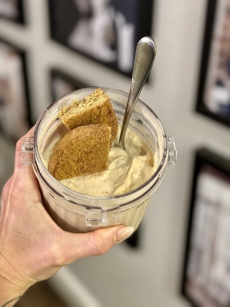 Snickerdoodle 46g Protein Ice Cream Shakeology Ice Cream, Vanilla Jello, Vanilla Shakeology, Monk Fruit Sweetener, Mindset Mentor, Snickerdoodle Cookie, Protein Ice Cream, Ice Cream Ingredients, Monk Fruit