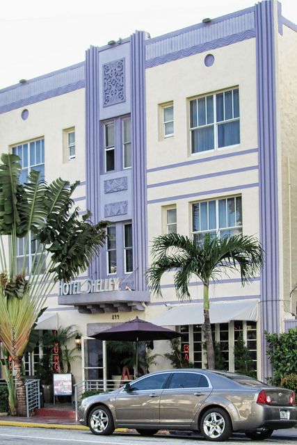 South Beach Art Deco, Collins Avenue Miami, Art Deco Exterior, Beach Art Deco, Miami Beach Hotels, Art Deco Hotel, Miami Art Deco, Terrazzo Floors, Deco Architecture