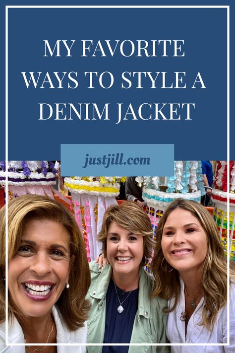 I reach for a denim jacket all the time! Here are my favorite ways to style a denim jacket and a few of my go-to looks. Ways To Wear A Denim Jacket, What To Wear With A Blue Jean Jacket, How To Wear A Blue Jean Jacket, Ways To Style A Denim Jacket, Jeans Jacket Outfit Women, Styling Denim Jacket Women, Styling A Denim Jacket, Outfit Ideas With Jean Jacket, What To Wear With A Jean Jacket