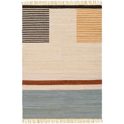 Rug handpicked by Justina Blakeney® now available at Jungalow® Rugs 2023, Surya Rugs, Cream Area Rug, Cotton Area Rug, Rug Direct, Black Area Rugs, Cotton Rug, Beige Rug, Modern Area Rugs