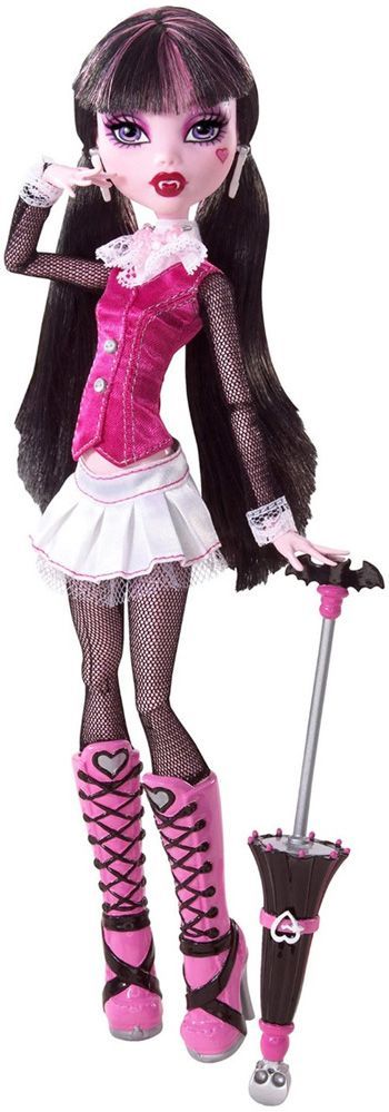 Image Monster, Black Fishnet Tights, Monster High Art, Monster High Characters, Pink Vest, Pink Highlights, Pink Doll, Dream Doll, Black Fishnets