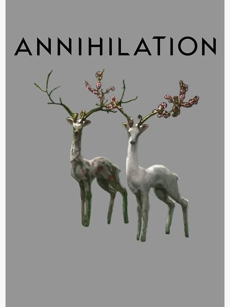 "Annihilation Deer (Black Title)" Poster for Sale by Devin Vahl | Redbubble Annihilation Deer, Sale Poster, Deer, Photoshop, For Sale, Black