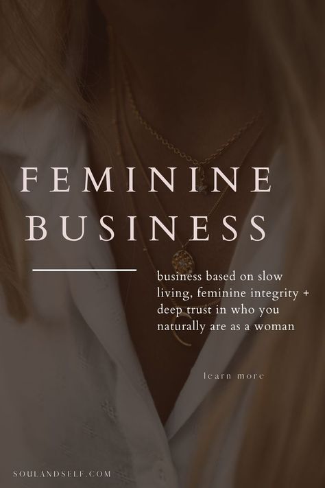 feminine business | sensitive solopreneurs | emapths in business | HSPs in business | marketing without social media | femininity | slow living lifestyle Feminine Business, Business Major, Business Marketing Plan, Spiritual Business, Business Inspiration, Small Business Tips, Slow Living, Website Traffic, Feminine Energy