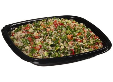 Costco Quinoa Salad, Summer Backyard Parties, Quinoa Benefits, Bbq Side Dishes, Leafy Salad, Party Bowls, Bbq Sides, Eat This Not That, Mediterranean Chicken