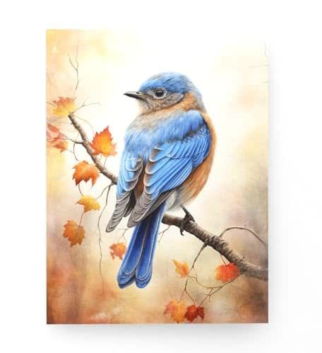 Eastern Bluebird Print - Bluebird Wall Art Print Poster Unframed - Watercolor Eastern Bluebird Print - Bird Wall Art - Bluebird Painting - Bluebird Artwork Illustration (11x14) Bluebird Painting, Wall Decor Birthday, Eastern Bluebird, Bird Poster, Bird Artwork, Bird Wall Art, Bird Pictures, Art Print Poster, Bird Drawings