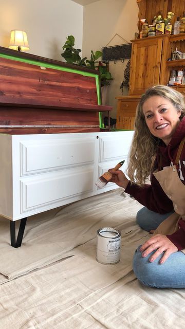 Painted Cedar Chest Ideas, Painted Cedar Chest, Krud Kutter, Thrifted Furniture, Chest Makeover, Chest Ideas, Utah Style, Cedar Chest, White Chests