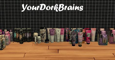 Sims 4 Body Wash Cc, Bathroom Clutter, Vanilla Body Wash, Sims 4 Clutter, Lotion Gift, Spray Lotion, Exfoliating Soap, Los Sims, Body Milk