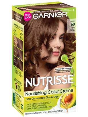 Light Brown Hair Dye, Garnier Hair Color, Natural Brown Hair, Pelo Cafe, Color Conditioner, Shaggy Bob, Brown Hair Dye, Hair Color Chart, Hair Color Light Brown