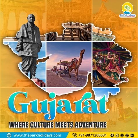 Experience the perfect blend of history, culture, and adventure in Gujarat, where every corner of this diverse state has a story to tell and an adventure to offer. From ancient heritage sites to thrilling outdoor escapades, Gujarat has it all! 🏛️🌄 Start planning your dream vacation with The Park Holidays International today! Visit us to book your stay now: 📲 +91-9871200631 👩🏻‍💻 www.theparkholidays.com #ExploreHeritage #GujaratWonders #ExploreAdventure Gujarat Culture, Art Activities For Kids, Dream Vacation, Traditional Crafts, Art Activities, Heritage Site, Dream Vacations, The Park, Natural Remedies