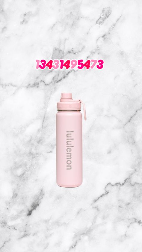 Bloxburg Water Bottle Code, Bloxburg Mini Fridge Decals, Tampon Decal Bloxburg, Bloxburg Decals For Kitchen, Bloxburg Lululemon Store, Kitchen Bloxburg Codes, Stanley Cup Bloxburg Decal, Costal Outfit Codes Bloxburg, Bloxburg Sephora Decals Logo