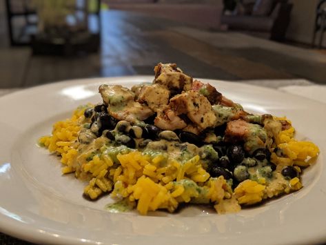 Lactose Free Cream Cheese, Chicken And Yellow Rice, How To Make Curry, Cuban Chicken, Rice Black Beans, Chicken Chop, Jalapeno Sauce, Rice Chicken, Yellow Rice