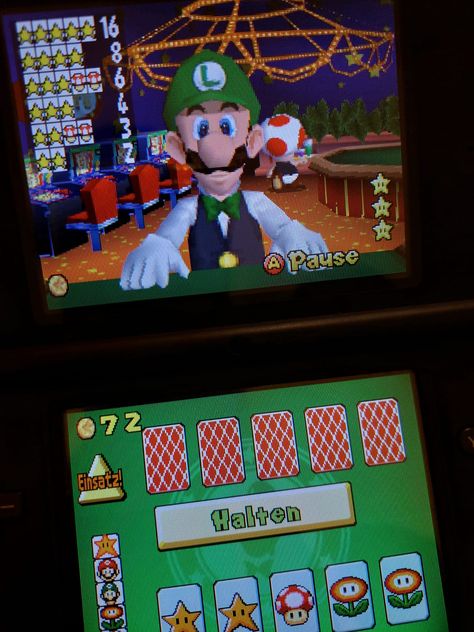 nintendo; nintendo ds; super mario; new super mario bros; luigi; luigi's casino Nintendo Ds Nostalgia, Nintendo Ds Games Aesthetic, Casino Luigi, Super Mario Aesthetic, Y2k Gaming, Mario Aesthetic, Nintendo Nostalgia, 2000 Games, Nintendo Aesthetic