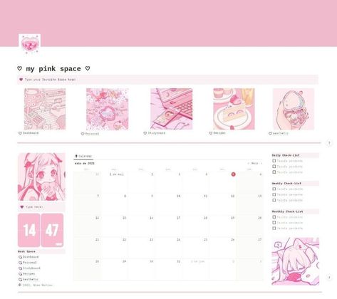 meal planner notion template free Notion Header Aesthetic Study Pink, Kawaii Notion Template, Notion Header Aesthetic Study, Notion Header Aesthetic, Pink Notion Template, Notion Meal Planner, Notion Layout, Pink Notion, Notion Header