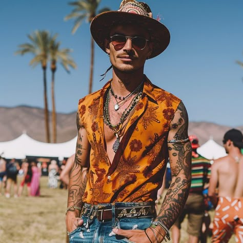 Men's Festival Essentials: Gear Up for Epic Adventures! Music Festival Outfits Men, Bonaroo Outfit, Survival Checklist, Coachella Outfit Men, Men Festival Outfit, Rave Outfits Men, Rave Outfits Edc, Festival Outfit Inspiration, Festival Outfits Men