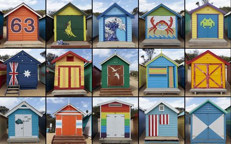 Brighton Melbourne, Beach Hut Decor, Food Court Design, Brighton Beach, Beach Huts, Beach Hut, In Flight, Melbourne Australia, July 4th