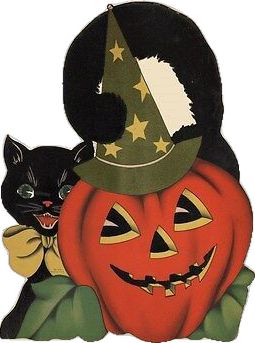 1930s Halloween, 1950s Halloween, Minnie Mouse Pumpkin, Ghost Party, Card Decoration, Party Place, Horror Decor, Witches Hat, Vintage Halloween Decorations