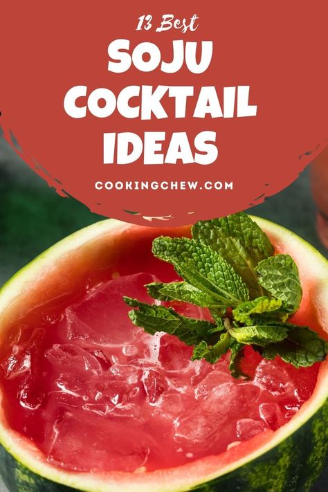 Soju Cocktail Recipes, Soju Cocktail, Peach Ring, Mojito Drink, Korean Side Dishes, Korean Desserts, Yogurt Milk, Cocktail Ideas, Tea Cocktails