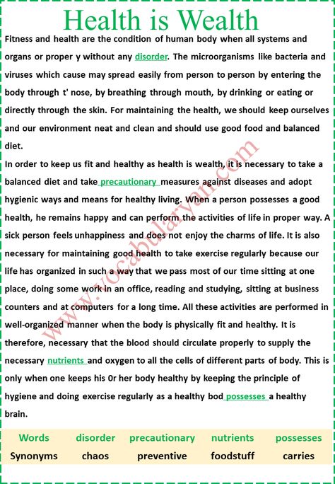 Health Is Wealth Essay 200 Words, Health Is Wealth Essay 250 Words, Health Is Wealth Meaning, 1000 Words Essay on Health Is Wealth, Health Is Wealth Speech, Health Is Wealth Points, Health Is Wealth Pdf, Health Is Wealth Essay Brainly Essay On Health, Essay On Health Is Wealth, Woodward English, English Comprehension, Problem Solution Essay, 1000 Word Essay, Ielts Essay, Health Essay, Essay Writing Examples