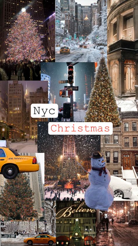 #christmas #nyc #christmasnyc New York Christmas Times Square, New York City Christmas Aesthetic, Times Square Christmas, Christmas In Nyc Aesthetic, Nyc Christmas Aesthetic, Christmas In New York City Aesthetic, Christmas California, New York Christmas Aesthetic, Nyc Wallpaper