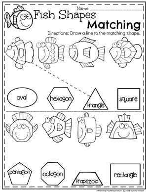 Ocean Life Worksheets Preschool, Fish Lesson Plans Preschool, Ocean Patterns Preschool, Summer Themed Worksheets, Ocean Themed Worksheets Preschool, Fish Math Activities For Preschool, Ocean Preschool Worksheets, Ocean Worksheets Kindergarten, Fish Worksheets Preschool