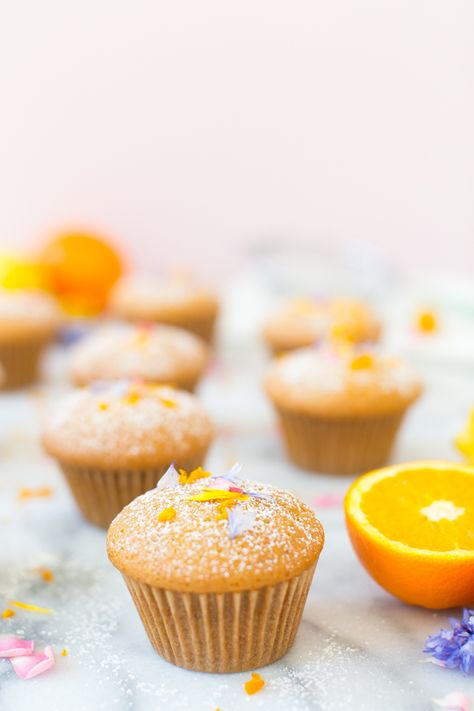 Olive Oil Cupcakes, Orange Muffin Recipe, Orange Olive Oil, Olive Oil Cake Recipe, Orange Cupcakes, Orange Muffins, Lemon Olive Oil, Olive Oil Cake, Lemon Cupcakes