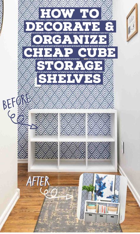 Decorate Cube Storage, Closet Storage Cubes Small Spaces, Cube Storage Teen Bedroom, Organizer Cubes Ideas, How To Decorate Storage Cubes, How To Style Cube Storage, Decorating Cube Organizer, How To Use Cube Storage, Decorating With Cube Storage