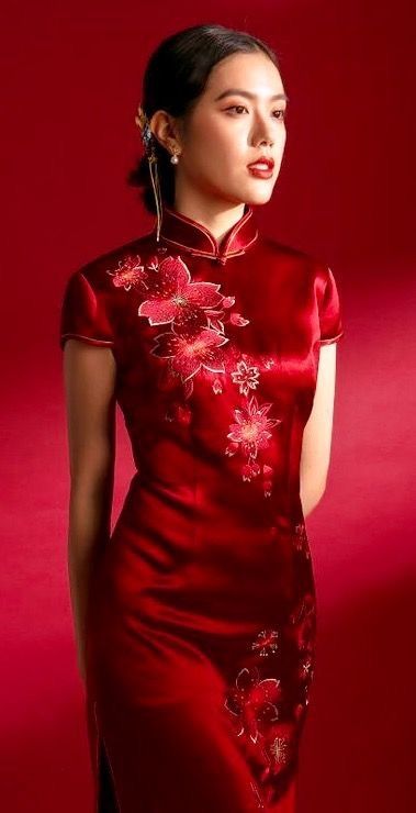 Chinese Gown, Qi Pao, Chinese Dolls, Chinese Style Dress, Qipao Cheongsam, China Dress, Chinese Dress, Modern Dress, Birthday Photoshoot