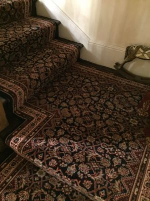 How to Install Stair Runner: Corner Stairs Install Stair Runner, Corner Stairs, Installing Carpet, Stairway Carpet, Stair Runner Installation, Period Home, Hall Carpet, House Staircase, Stair Rods