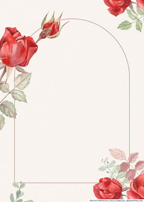 Download Now 14+ Roses and Rattles Baby Shower Invitation Templates Invite Background, Red Roses Background, Reel Template, Garden Baby Shower Theme, Roses Background, Rosé Theme, Garden Baby Showers, Rosé Birthday, Flower Graphic Design