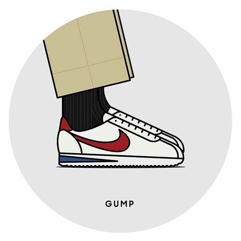 Forest Gump Drawings, Nike Cortez Drawing, Chicago Graphic Design, Forest Gump, Supreme Wallpaper, Graffiti Tagging, Black Cartoon Characters, Forrest Gump, Chicano Art