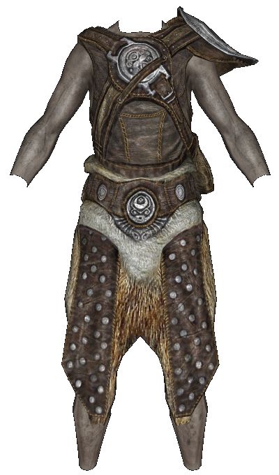 Studded Armor | Elder Scrolls | Fandom Studded Armor, Hide Armor, Skyrim Crafts, Skyrim Armor, Light Armor, Shoulder Guard, Elder Scrolls V Skyrim, The Elder Scrolls, White Fur