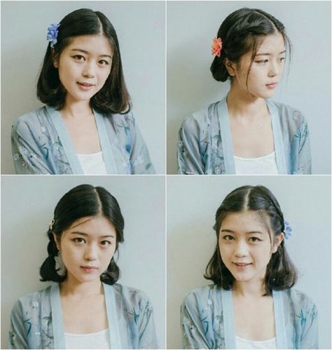 How To Wear Hair Clips, Hanfu Makeup, Japanese Hairstyle Traditional, Chinese Traditional Hairstyles, Traditional Chinese Hairstyle, Filipino Hair, Hanfu Clothing, Hair Clip Hairstyles, Hanfu Hairstyles