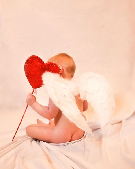 Cupid Photoshoot, Baby Holiday Pictures, Holiday Pictures, Holiday Baby, Pic Ideas, Valentine's Day, Valentines Day, Baby Shower, Valentines