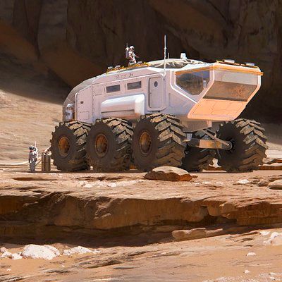 Space Rover, Lunar Rover, Space Ships Concept, Night Ride, Space Ship Concept Art, Starship Concept, Space Engineers, Concept Vehicles, Spaceship Design