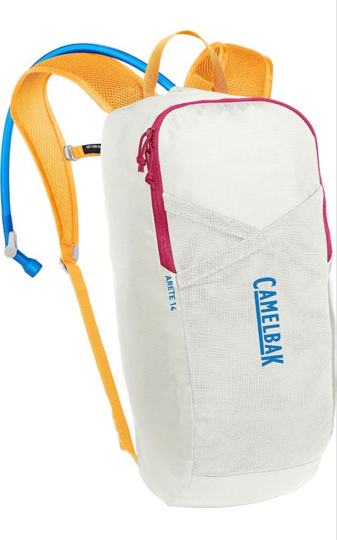 Color Block CamelBak Arete 14 Hydration Backpack, 50oz, Vapor/Marigold Camelback Hiking backpack Backpack For Hiking, Water Backpack, Hydration Backpack, Pack Backpack, Hydration Pack, Small Towel, Backpacking Packing, Hiking Backpack, Rei Co-op