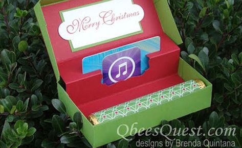 20 Ways to Make Your Own Gift Card Holders | GCG Diy Pop, Cards Homemade, Gift Cards Money, Box Tutorial, Gift Card Boxes, Money Cards, 3d Christmas, Money Gift, Card Tutorials